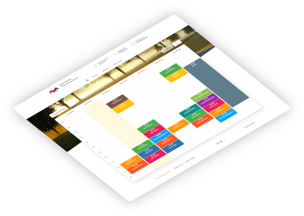 Un planning en ligne pour mettre en avant vos activités et permettre à vos cavaliers de s'inscrire en ligne avec Equionline
